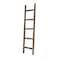 Barnwoodusa Rustic Farmhouse 5ft Reclaimed Wood Decorative Ladder (Brown) 672713212379 - alternate 1